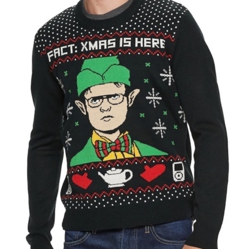 Dwight Shrute The Office Christmas Sweater S